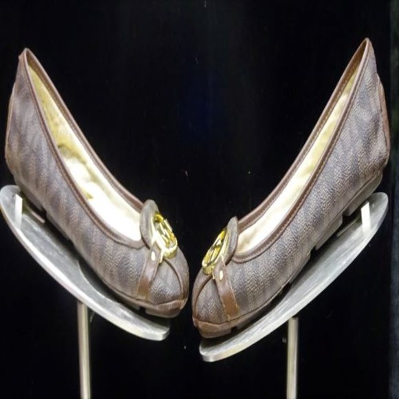 MICHAEL KORS Authentic LOGO FLATS Women's SHOES Footwear Flat SHOES Priced CHEAP - Picture 9 of 9